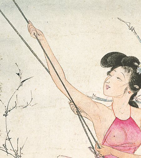 松阳-胡也佛的仕女画和最知名的金瓶梅秘戏图